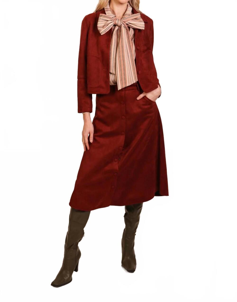 NEW TRAFFIC PEOPLE women's daisy jacket in red